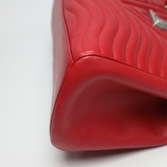 Louis Vuitton New Wave Chain Tote Shoulder Bag Red+ - Picture 6 of 9